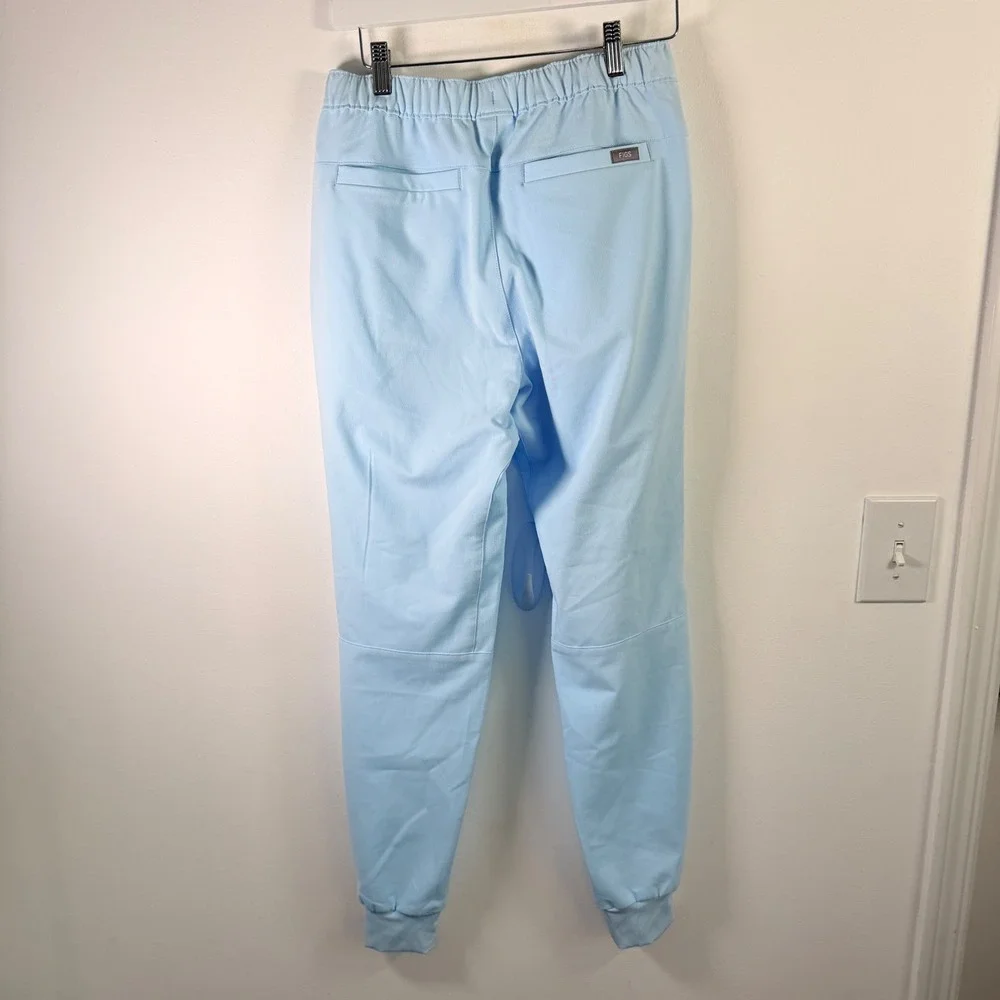 FIGS Tansen Jogger Scrub Pants Open Skies Blue Black Lot of 2 Medical Mens XS